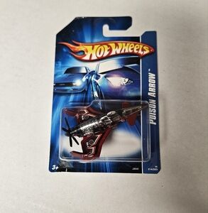 Hot Wheels Poison Arrow Red and‎ Silver